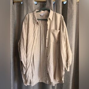Old Navy boyfriend oversized button down